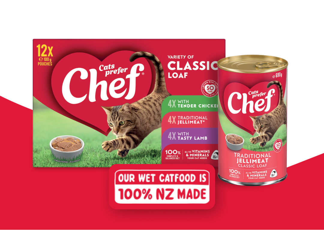 Chef cat food pouches online